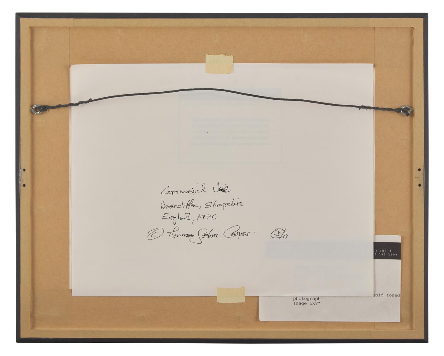 A Quality of Dancing, Millersdale, Derbyshire, England, 1983 and Ceremonial Veil, Nesscliffe, Shropshire, England, 1976 (two works)