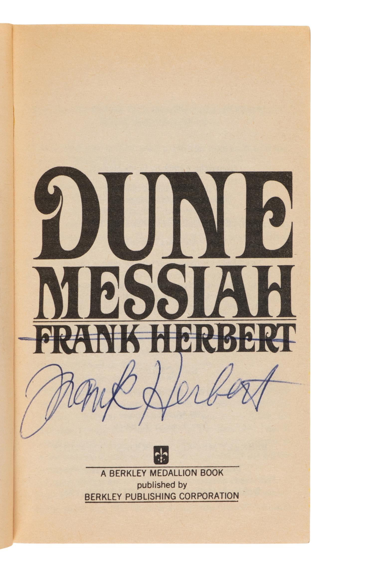 HERBERT, Frank (1920-1986). A group of 16 works, ALL SIGNED, comprising: