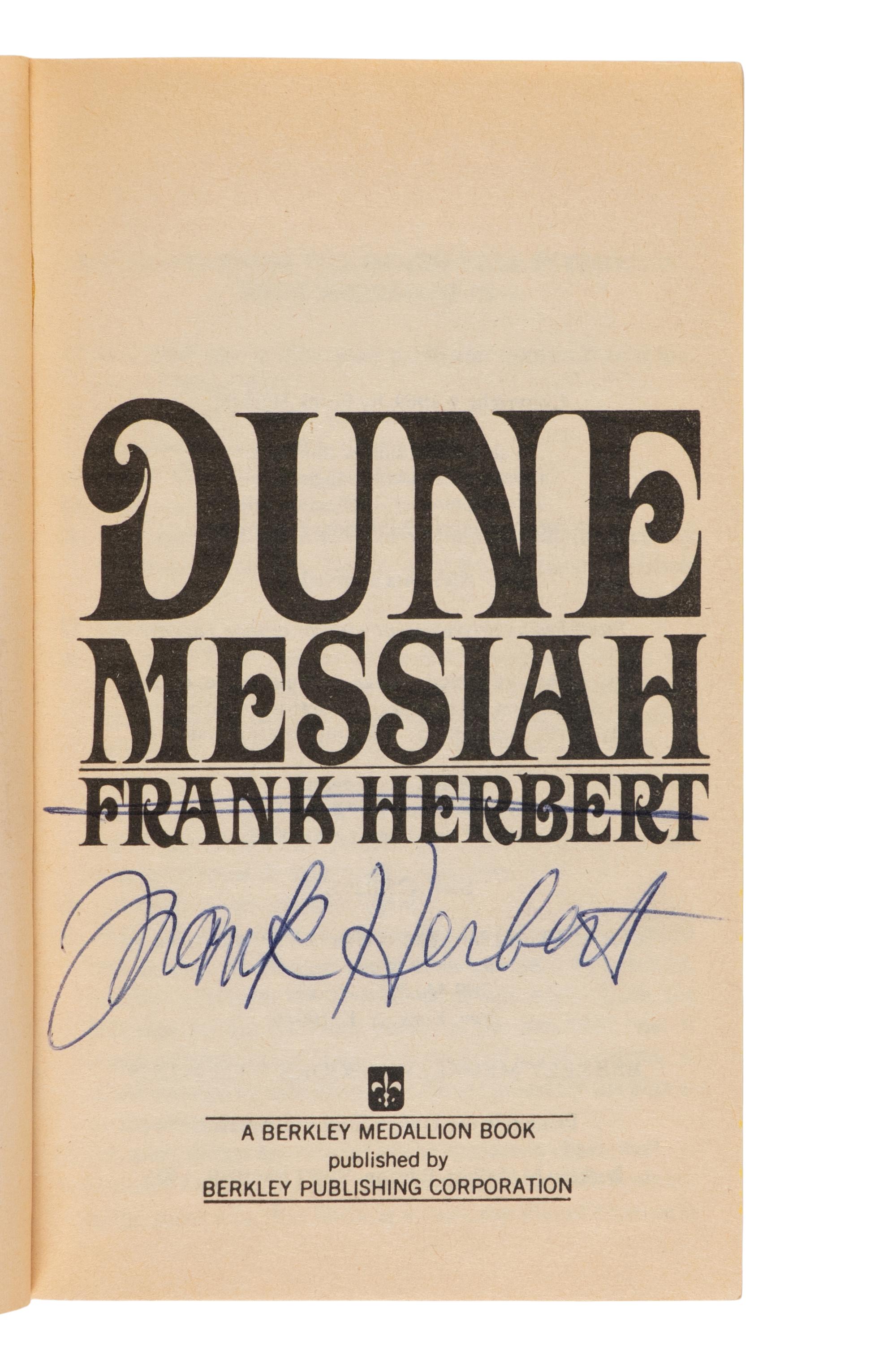 HERBERT, Frank (1920-1986). A group of 16 works, ALL SIGNED, comprising: