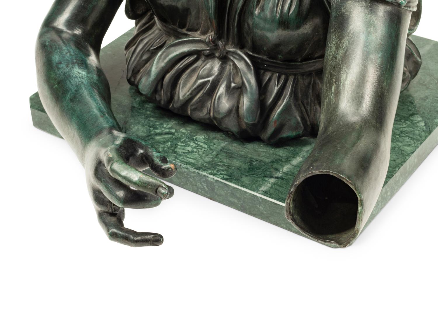 An Italian Patinated Bronze Model of the Pompeiian Diana