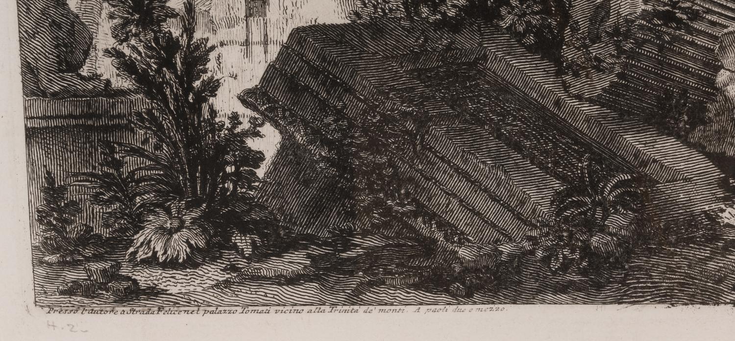 Frontispiece for Vedute de Roma, 1748