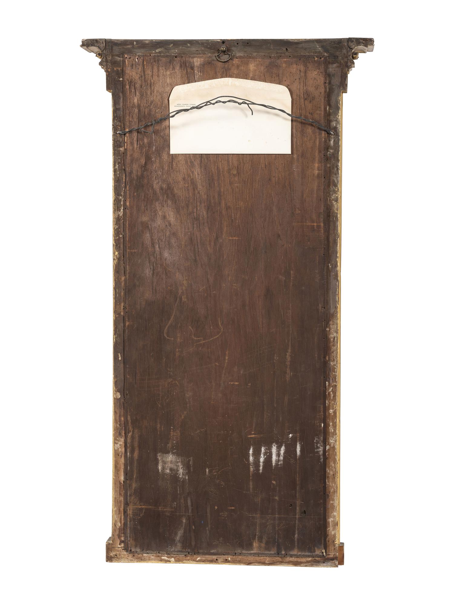A Federal Giltwood and Eglomise 'Perry's Victory on Lake Erie' Mirror