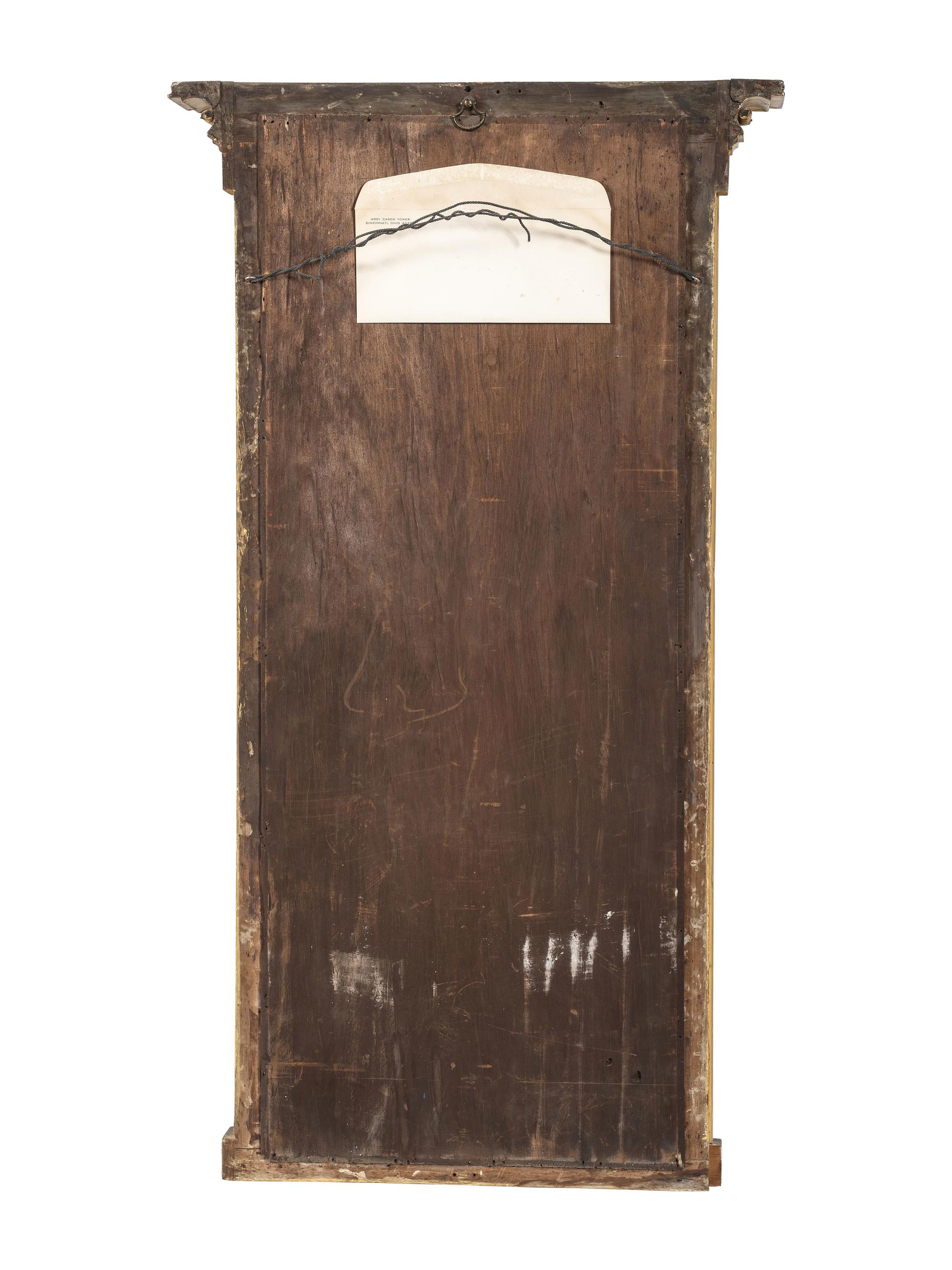 A Federal Giltwood and Eglomise 'Perry's Victory on Lake Erie' Mirror
