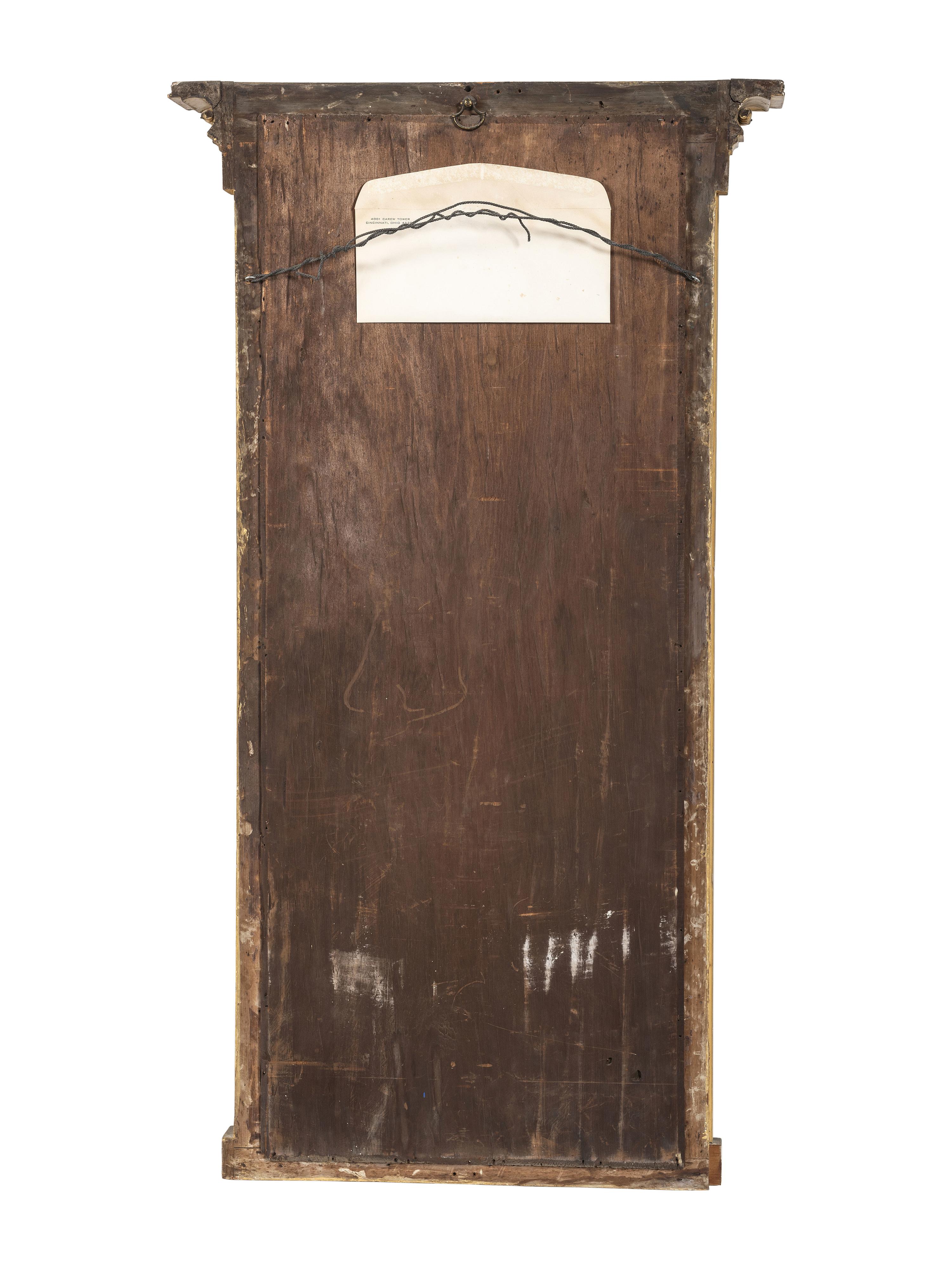A Federal Giltwood and Eglomise 'Perry's Victory on Lake Erie' Mirror