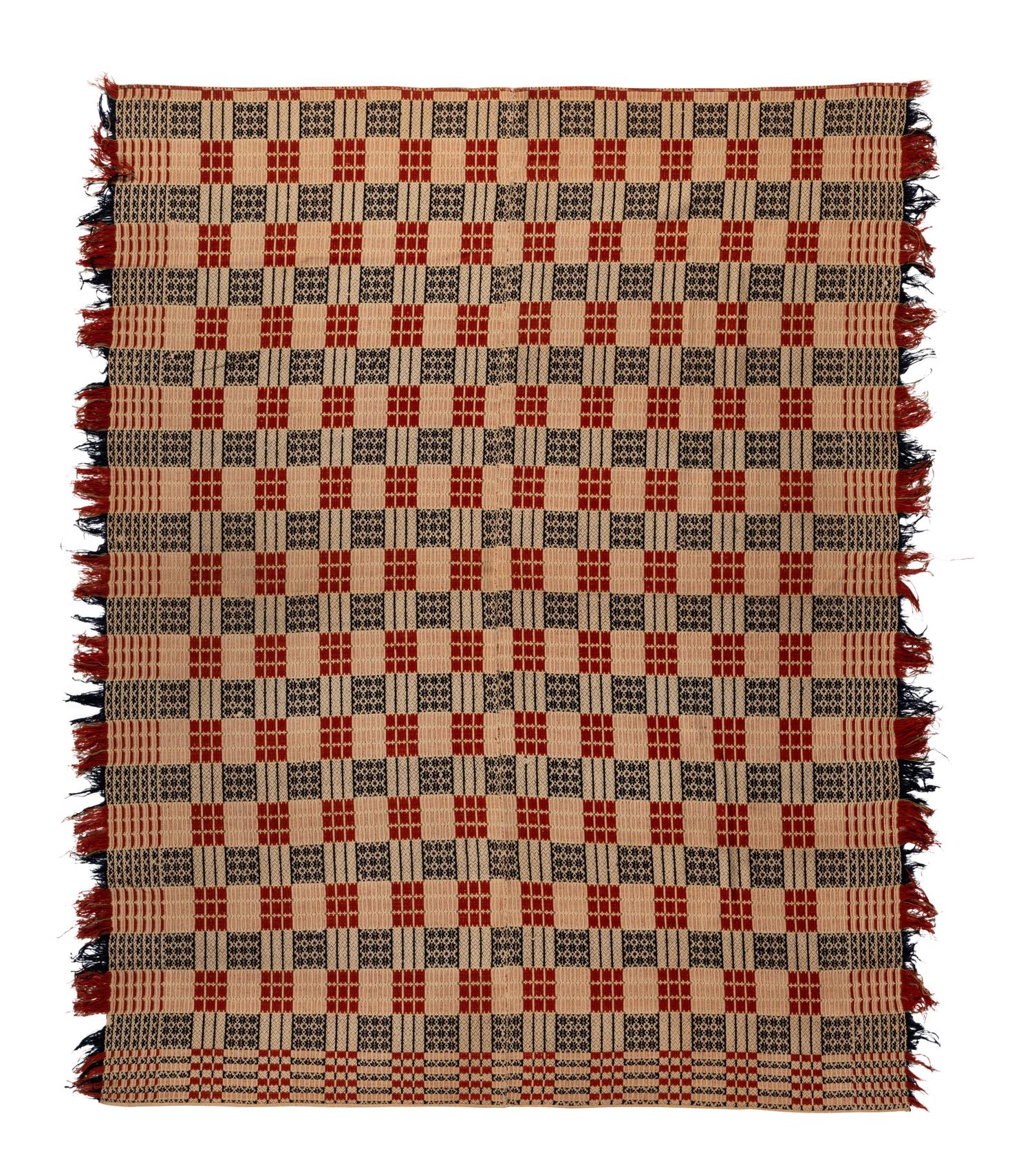 Three Overshot Coverlets