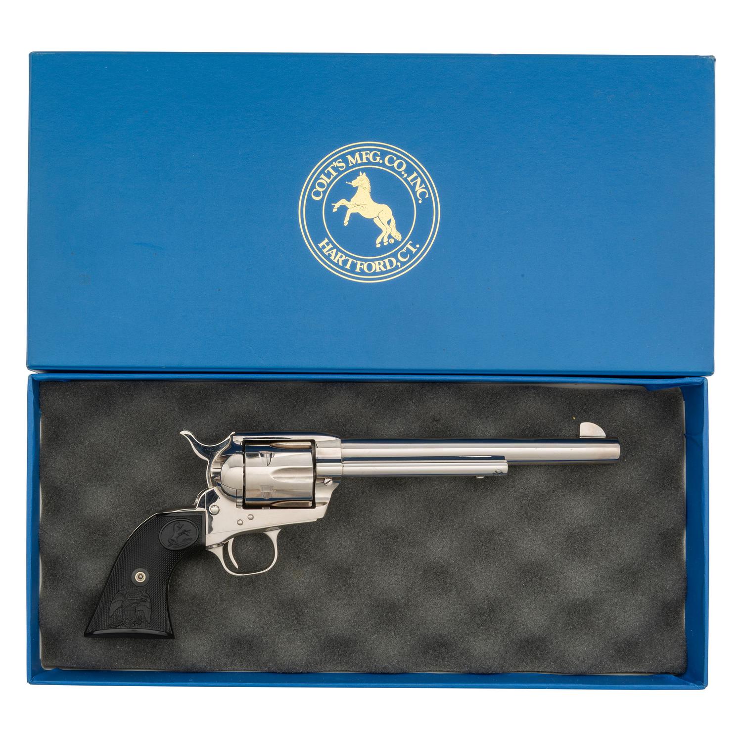 *Colt Single Action Army Nickel 7.5" Revolver in .45 Colt