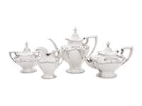 A Reed and Barton Silver Four-Piece Tea and Coffee Service