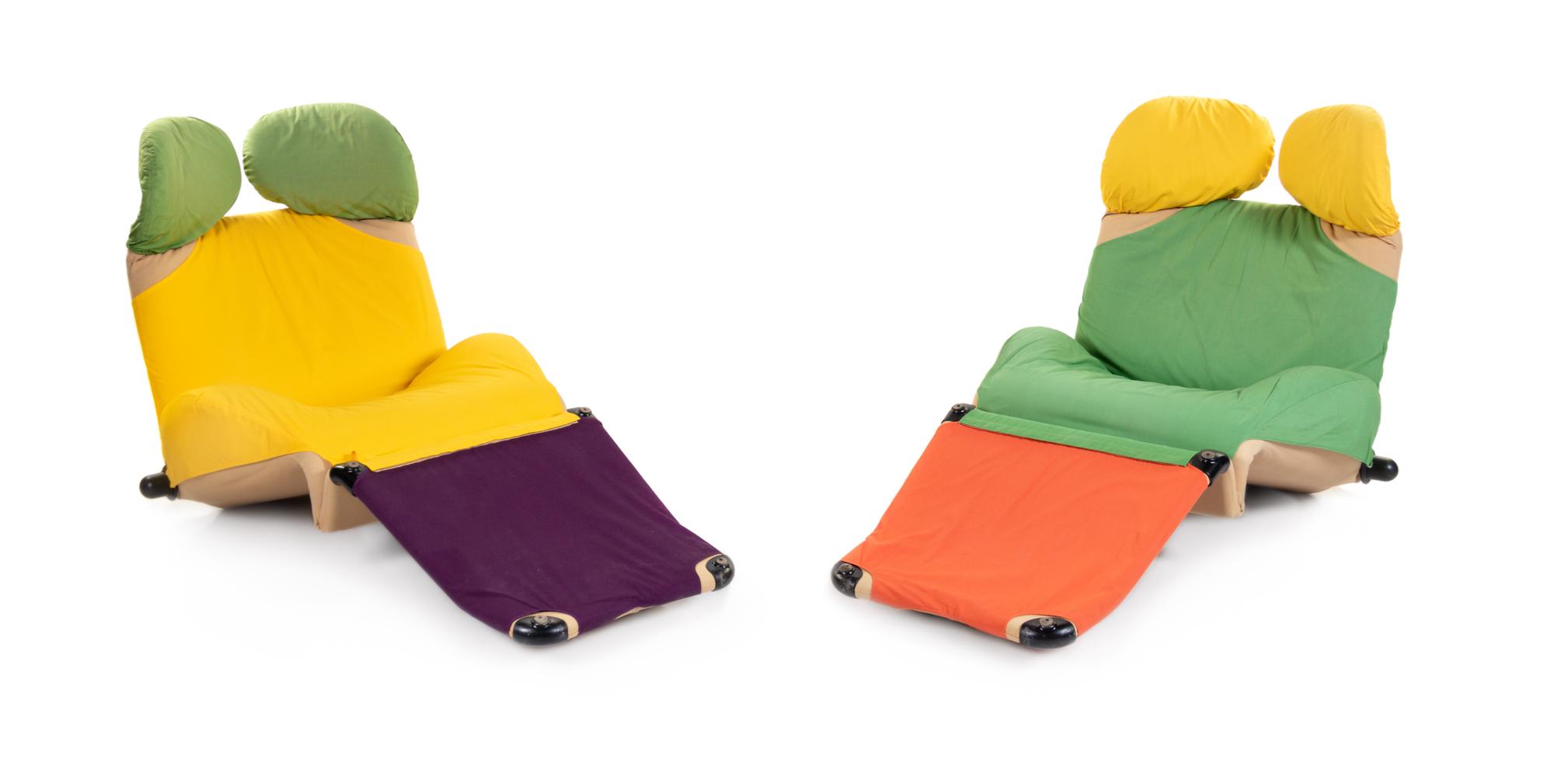 Wink Chairs, Pair Cassina, Italy