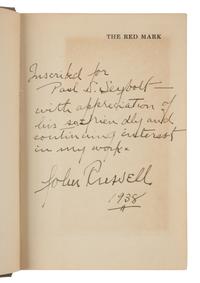 RUSSELL, John (1885-1956). The Red Mark. New York: Alfred A. Knopf, 1919.