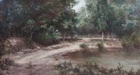 Artist Unknown, (Late 19th century), Forest with a Pond