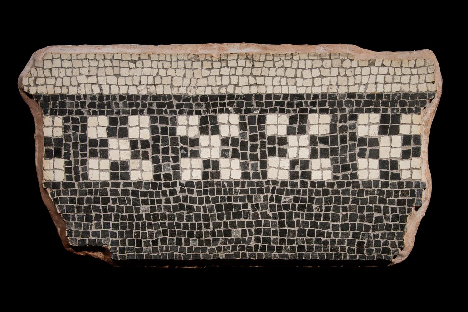 A Roman Mosaic Fragment Panel