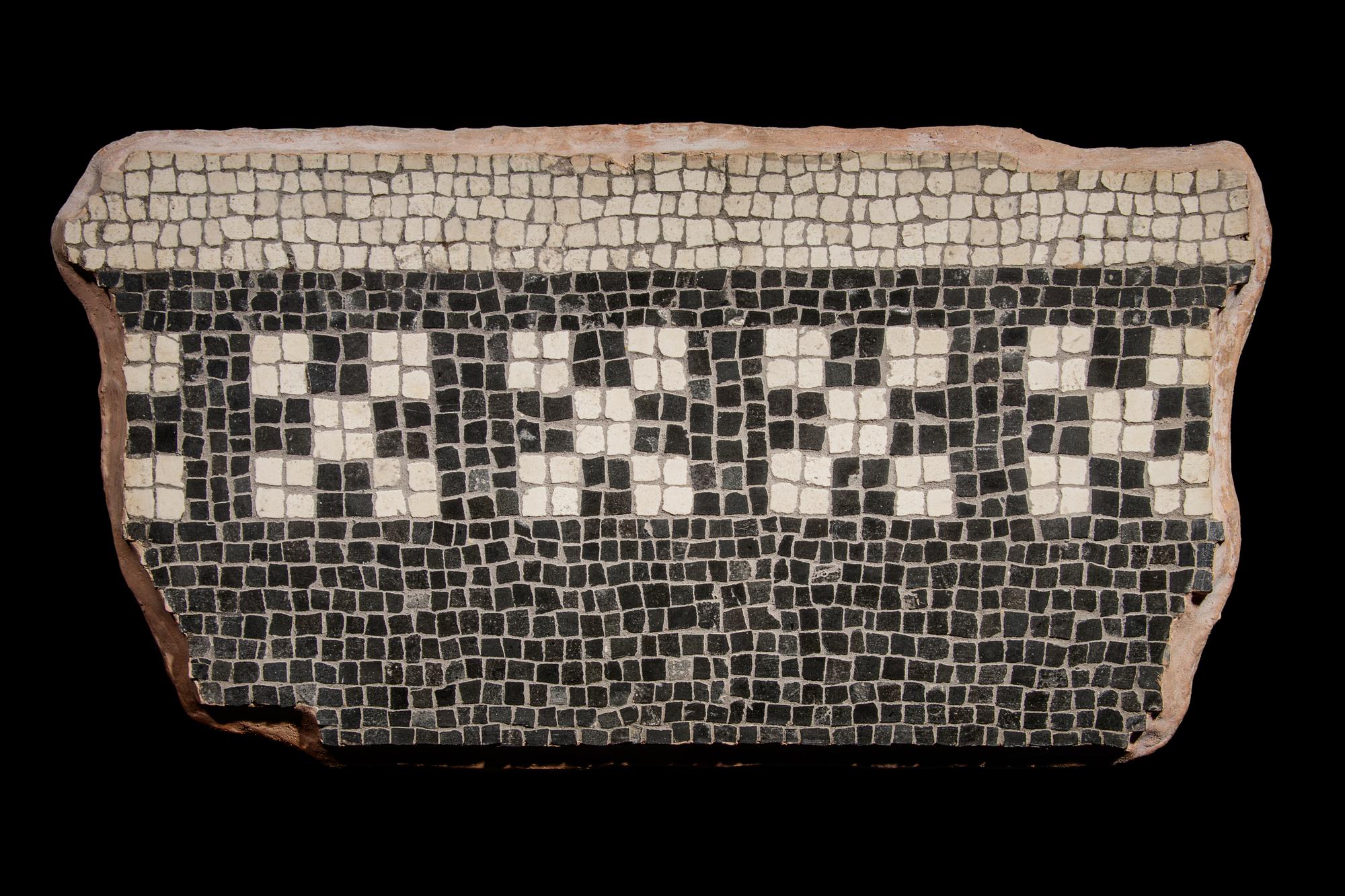 A Roman Mosaic Fragment Panel