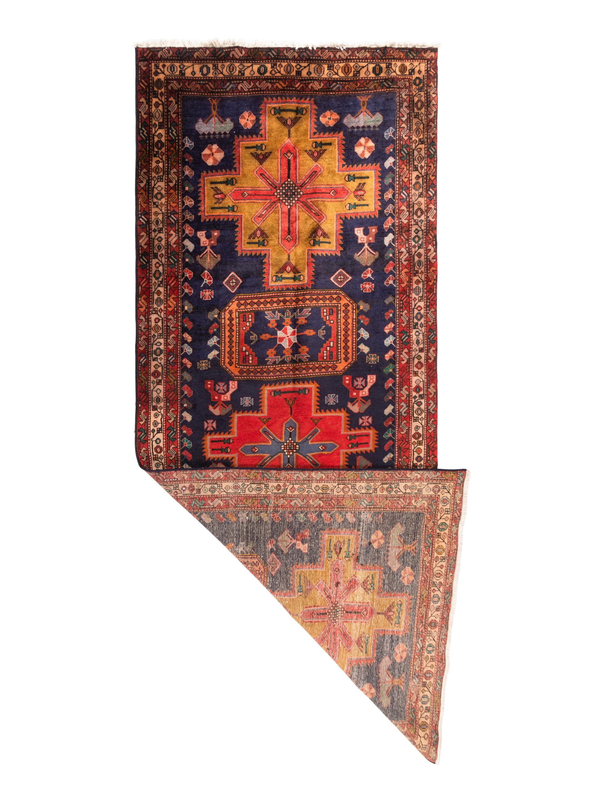A Caucasian Style Wool Rug