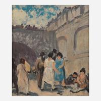 Robert Spencer (American, 1879-1931) - Life on the Quai