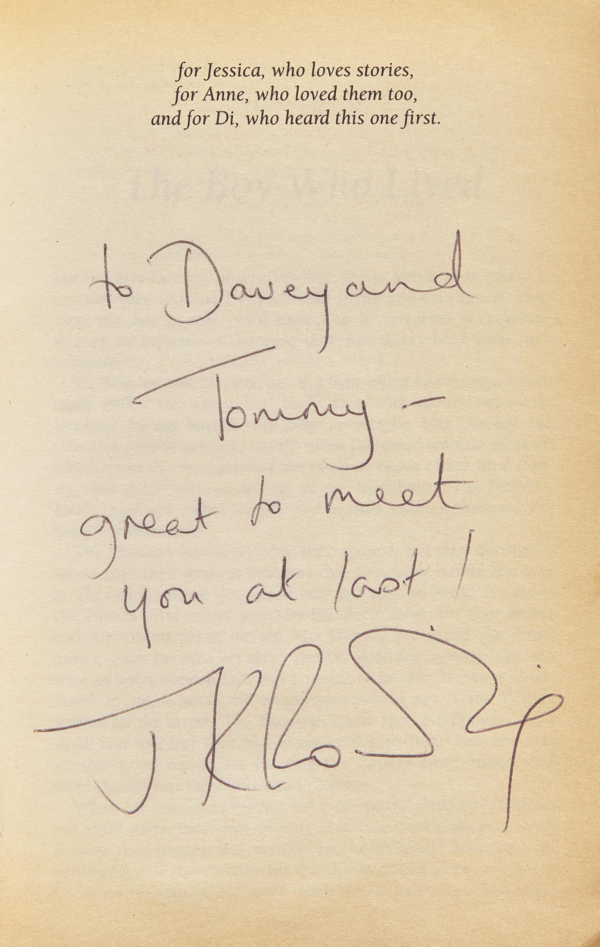 [Literature] Rowling, J.K. Harry Potter and the Philosopher's Stone, Inscribed
