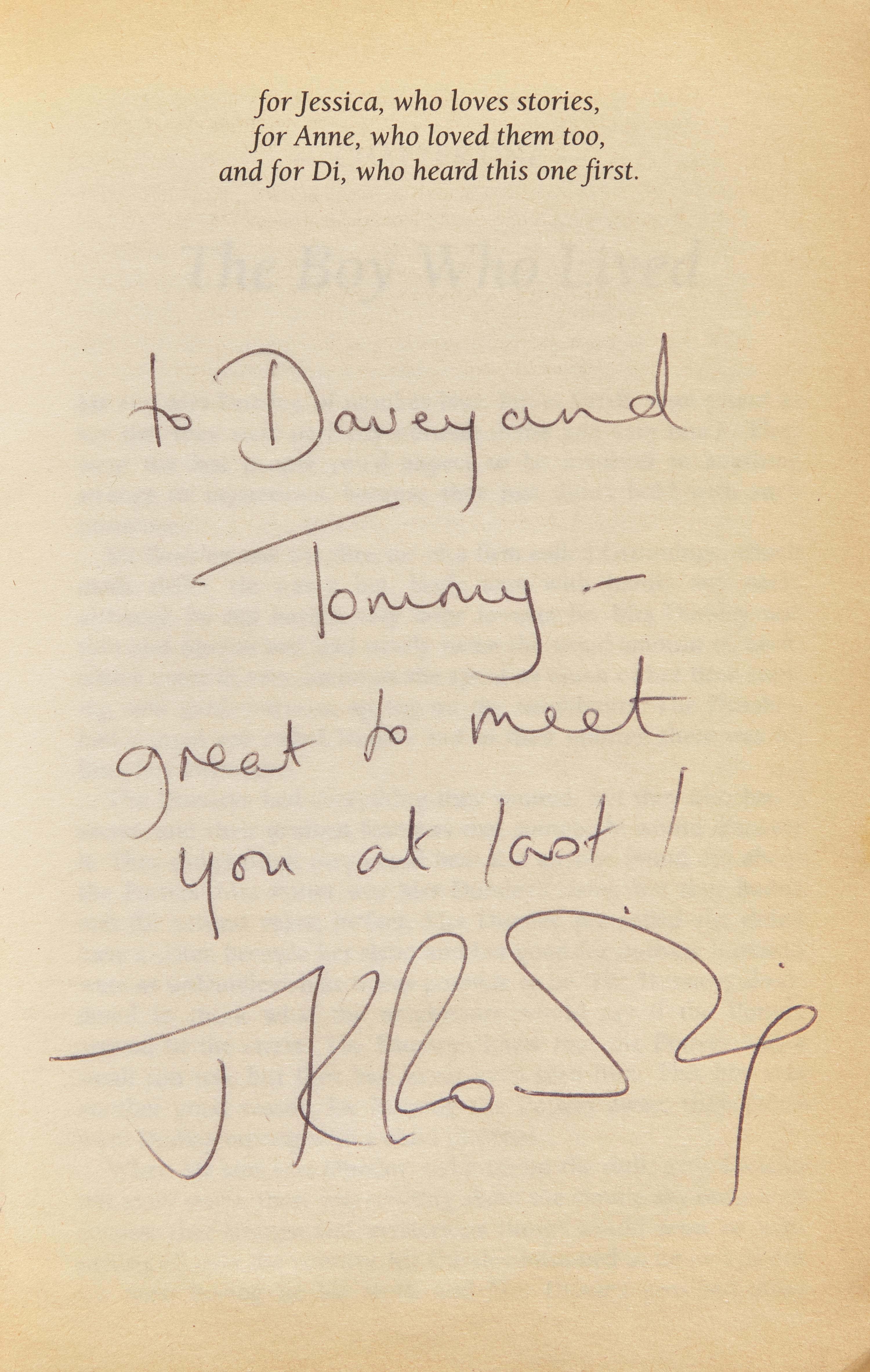 [Literature] Rowling, J.K. Harry Potter and the Philosopher's Stone, Inscribed