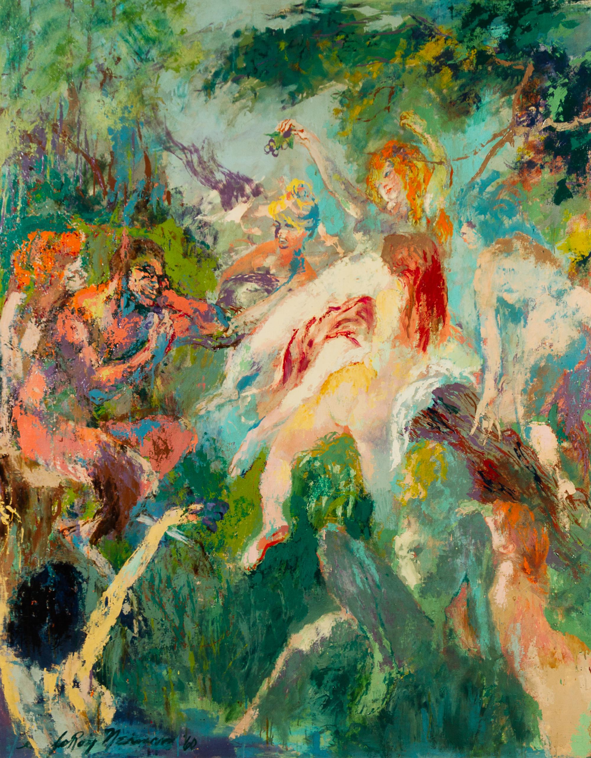 LeRoy Neiman, (American, 1921-2012), Nymphs, 1960