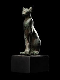An Egyptian Bronze Cat