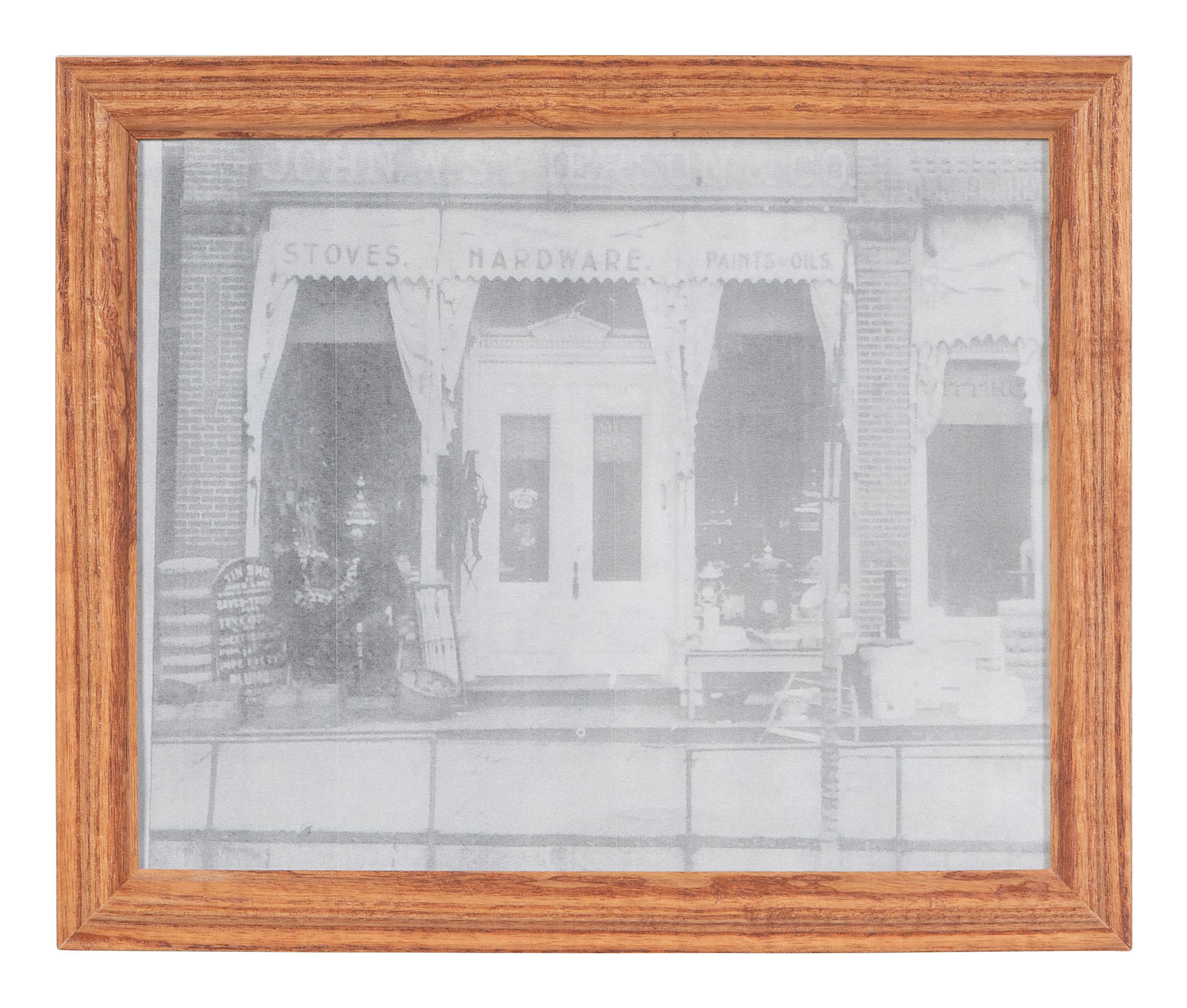 A Painted Wood Trade Sign for John W.S. Pierson's Tin Shop