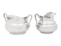 An American Silver Sugar and Creamer Set
