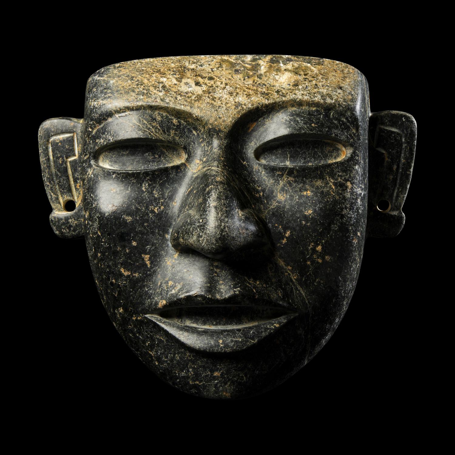 A Teotihuacan Serpentine Mask