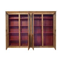 A Pine Four Door Cabinet 129" W x 17.5" D x 93" H — Italy, 19th Century