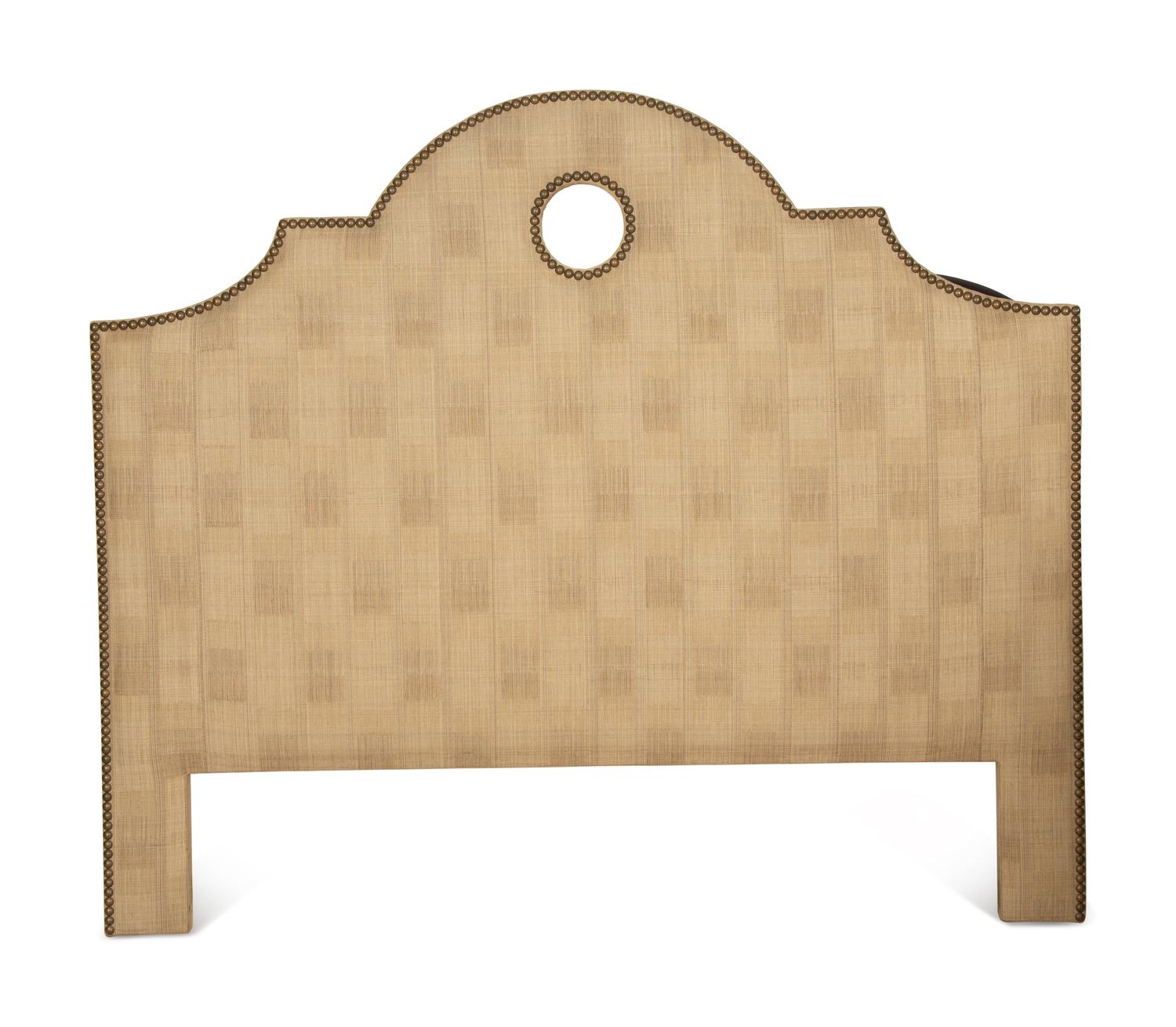 A Shaped Upholstered Headboard for a Queen Size Bed