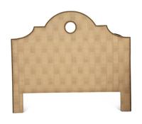 A Shaped Upholstered Headboard for a Queen Size Bed