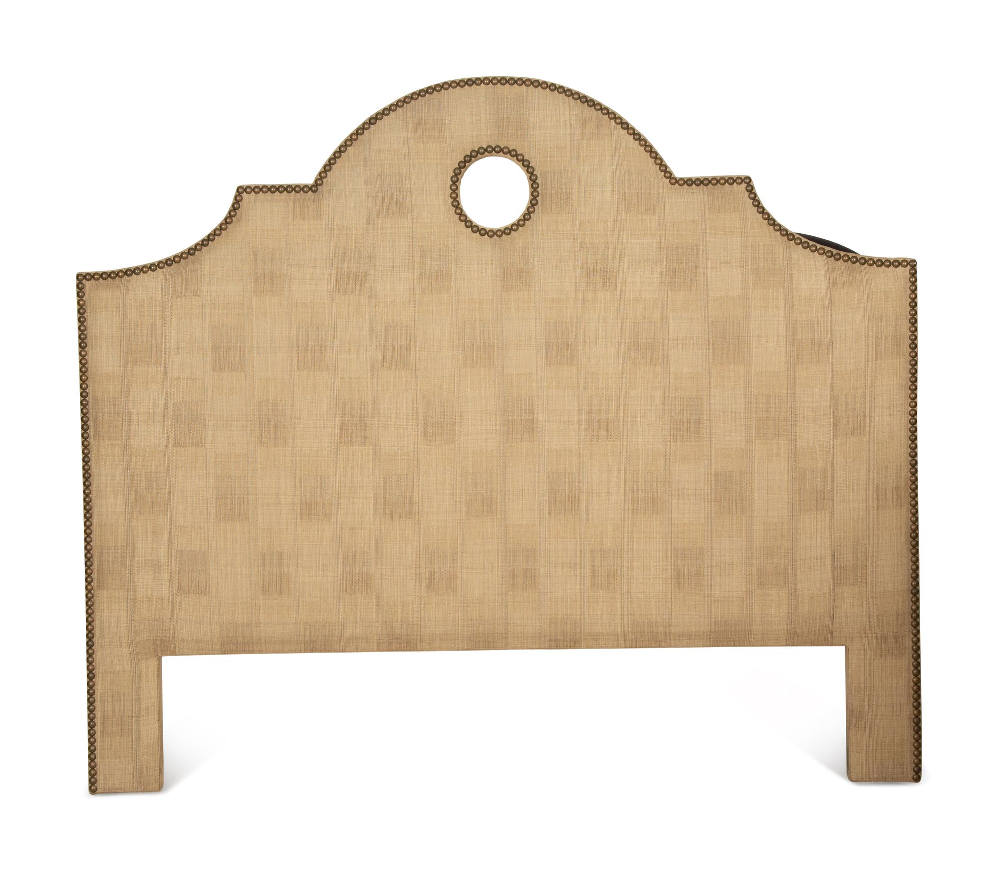 A Shaped Upholstered Headboard for a Queen Size Bed