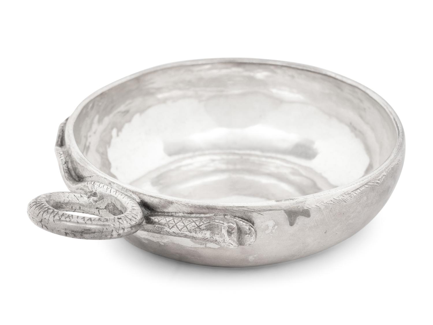A Collection of Ten Silver-Plate Wine Tasters