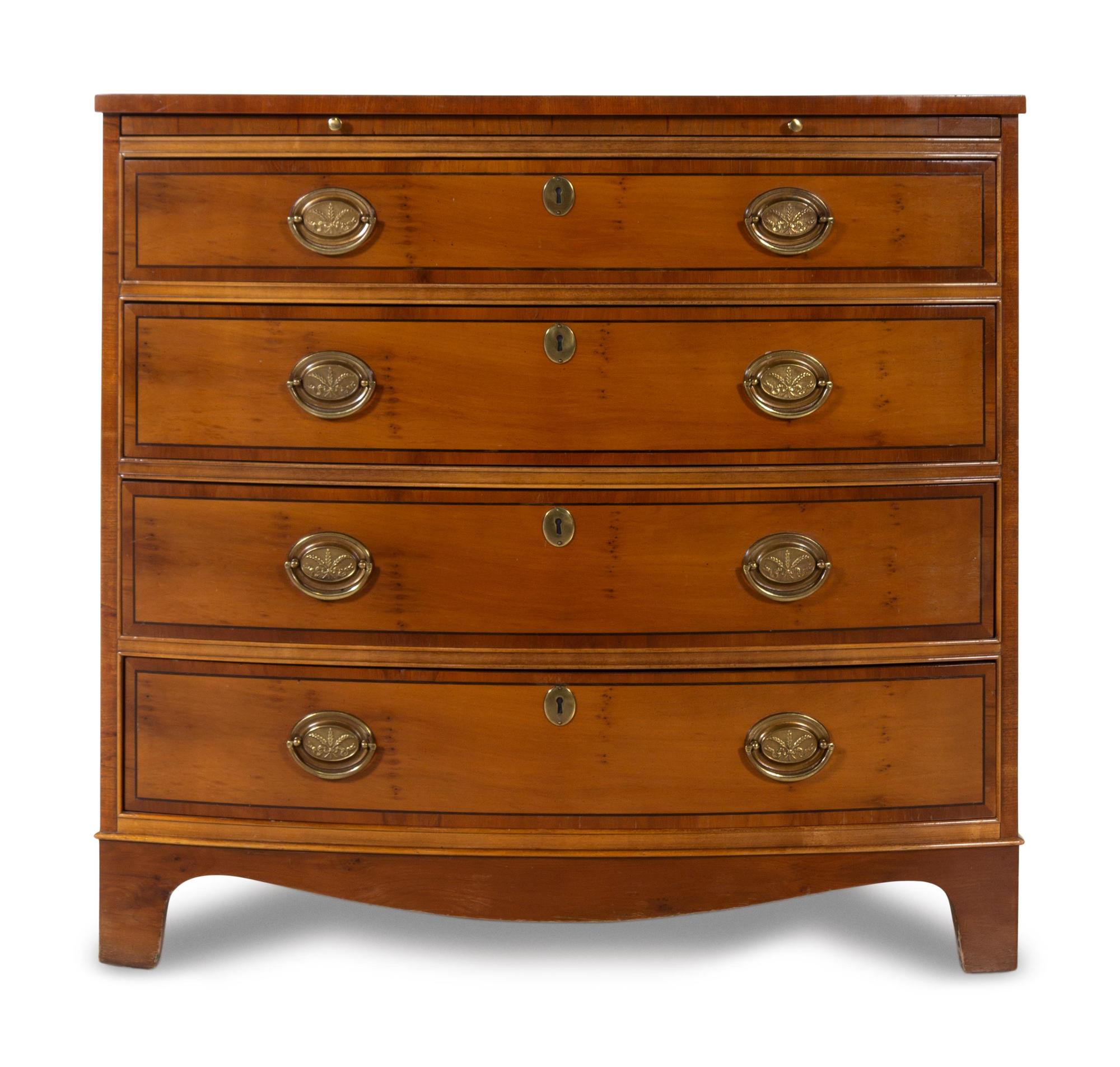 A George III Style Mahogany Chest of Drawers — HENREDON, 20TH CENTURY
