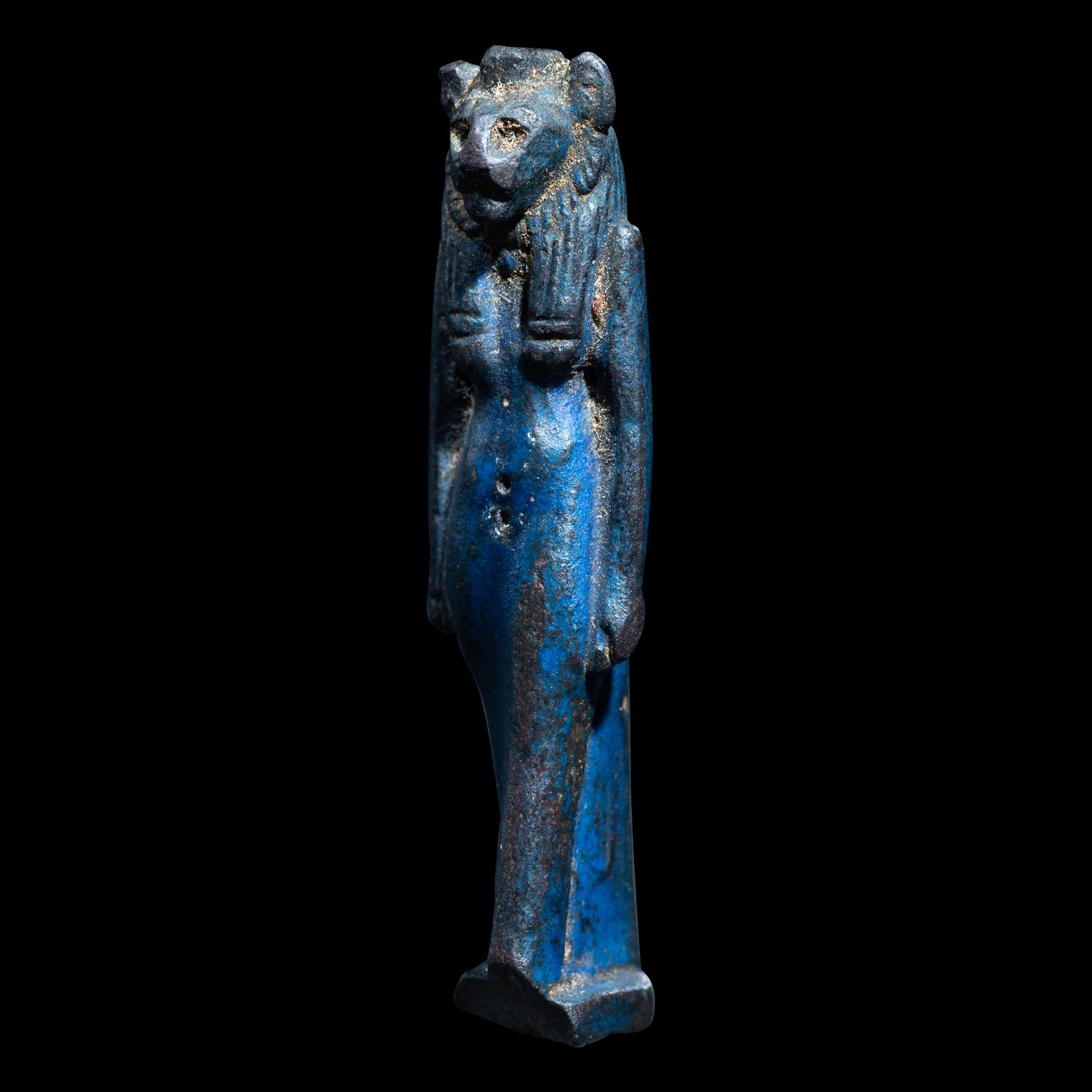 An Egyptian Lapis Lazuli Sekhmet