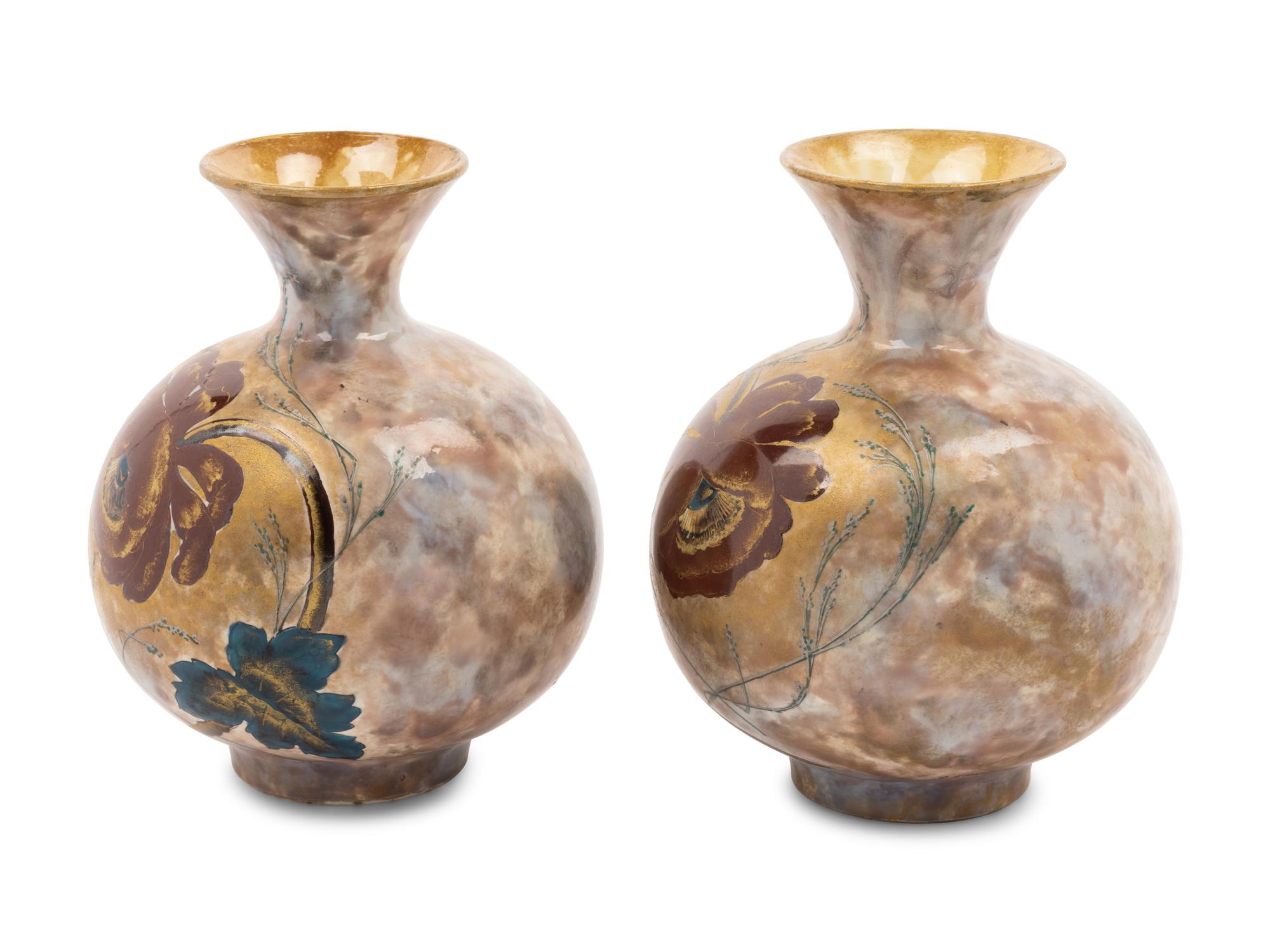 A Pair of French Ceramic Vases