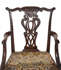 A George II Mahogany Armchair