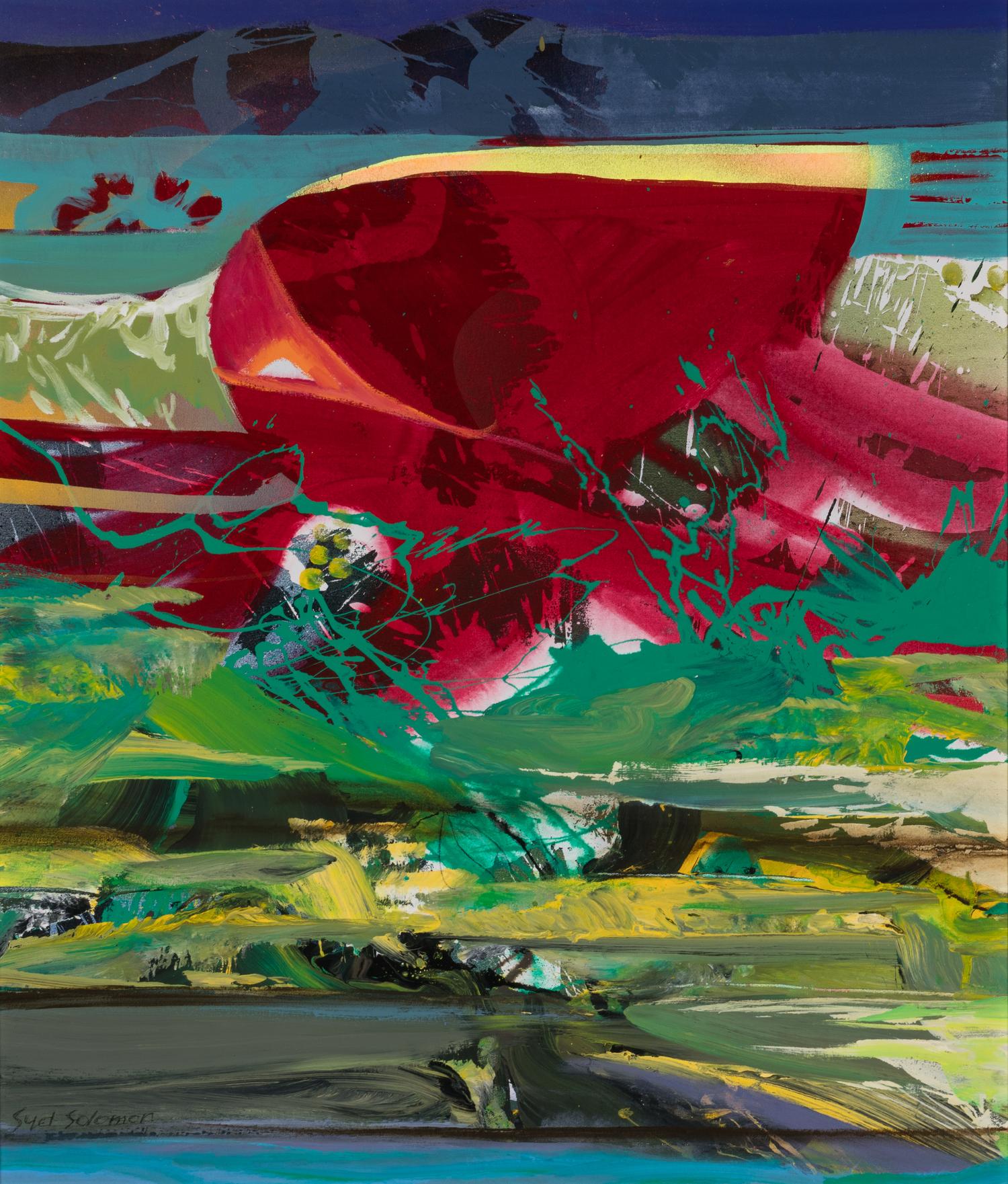 Red Boat On the Beach (Morning Surprise), 1990