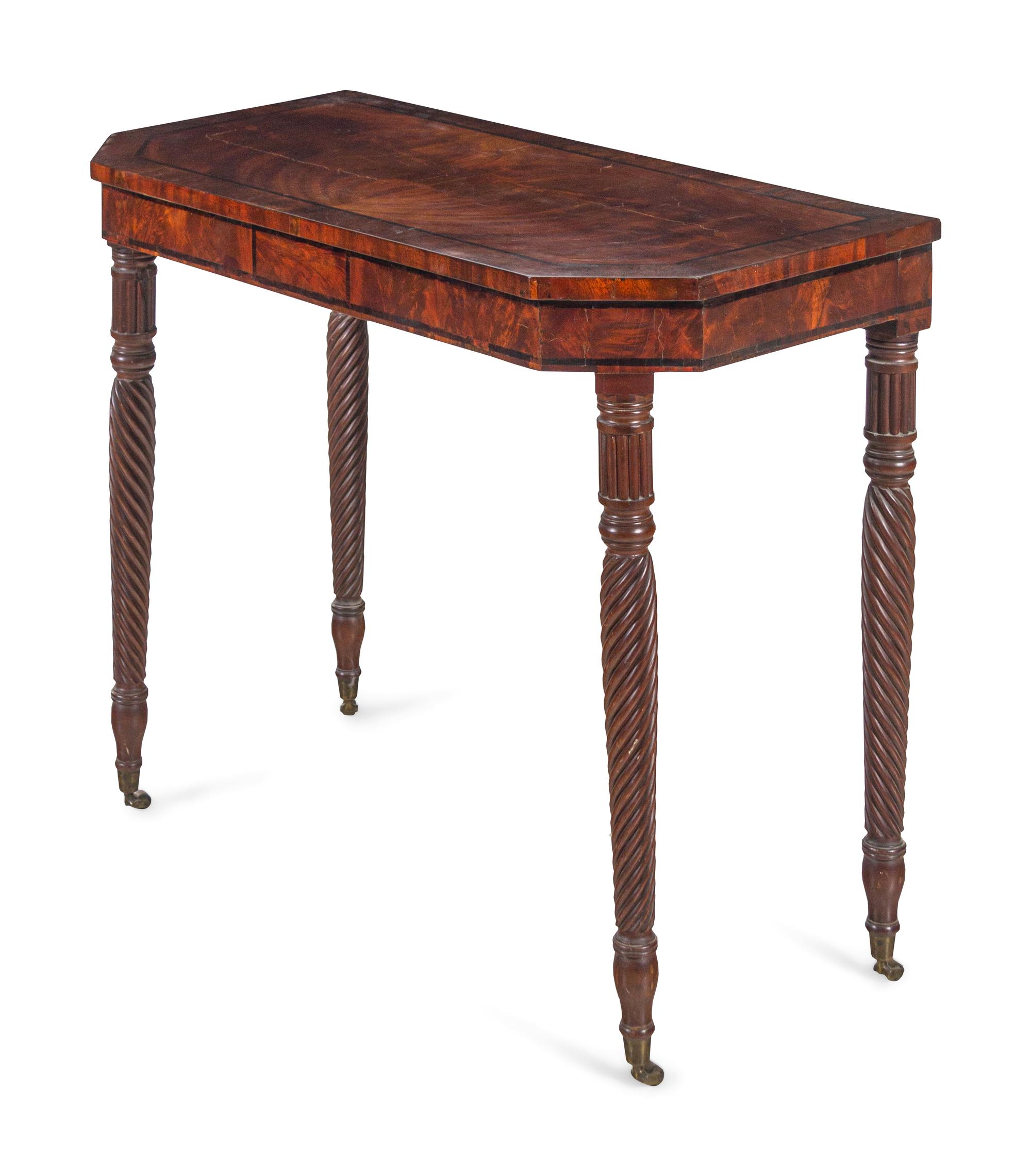 A Classical Mahogany Console Table