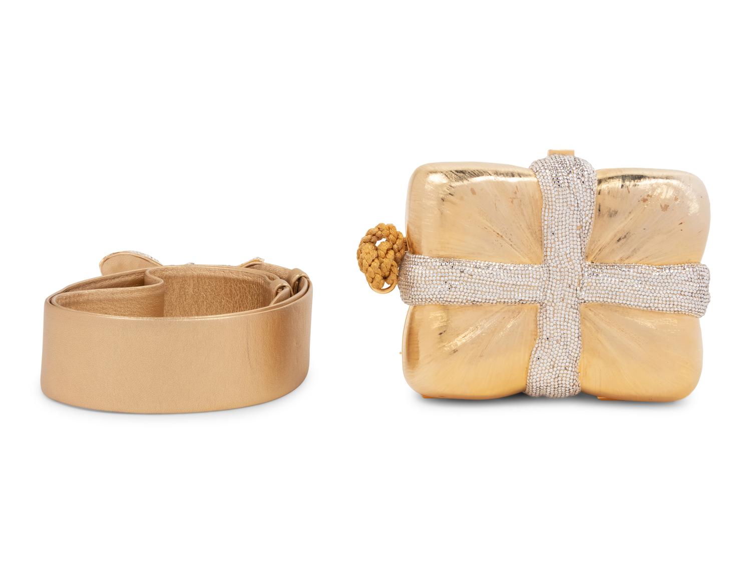 Two Judith Lieber Pieces: One Minaudière and One Belt