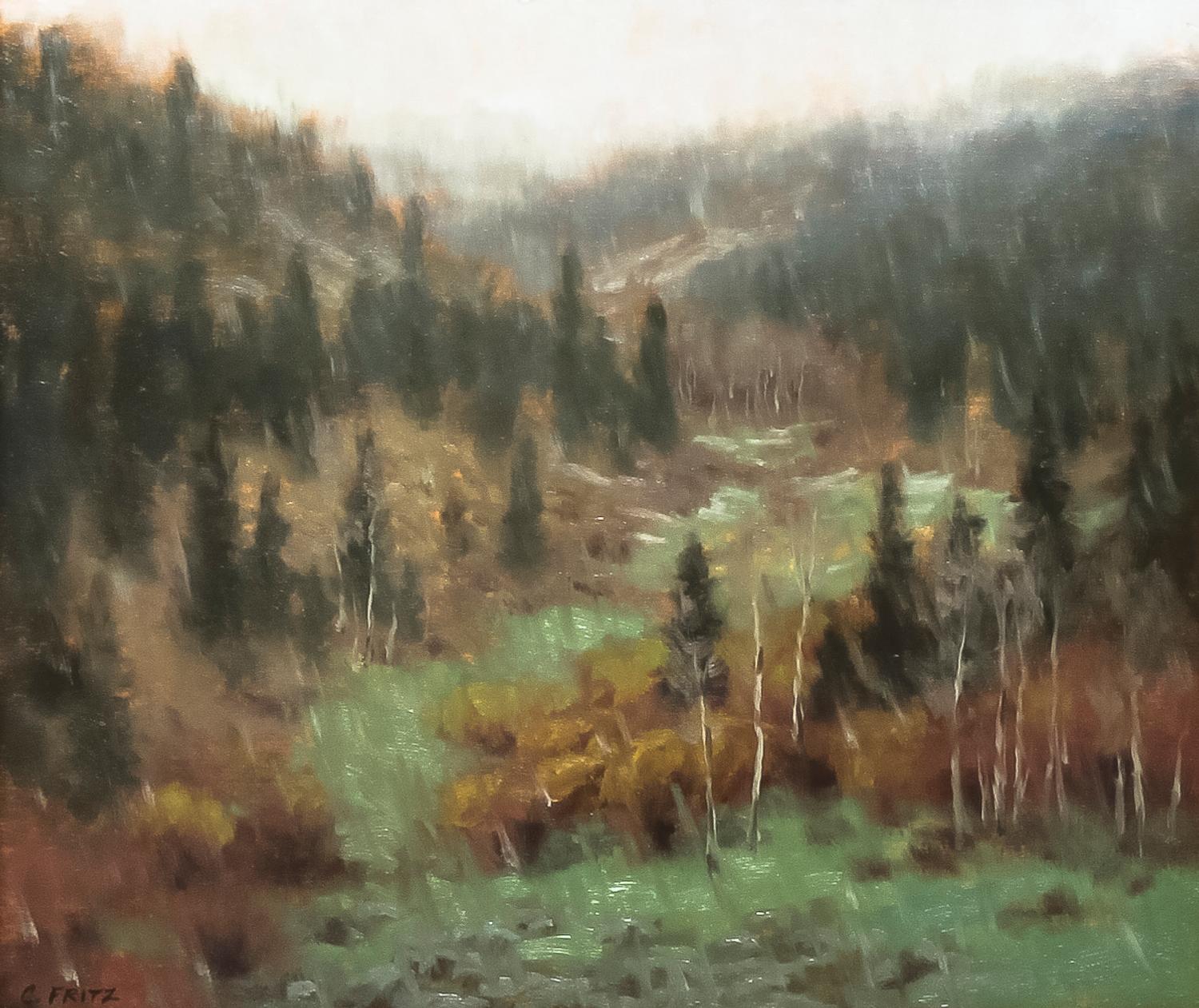 Charles John Fritz, (American, b. 1955), Early Spring, Late Snow