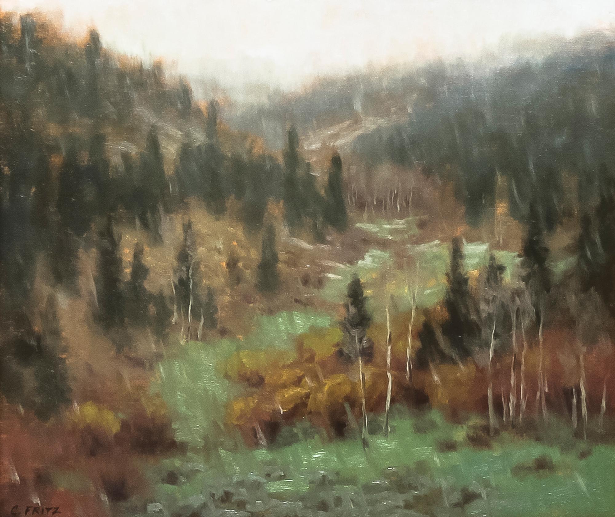Charles John Fritz, (American, b. 1955), Early Spring, Late Snow