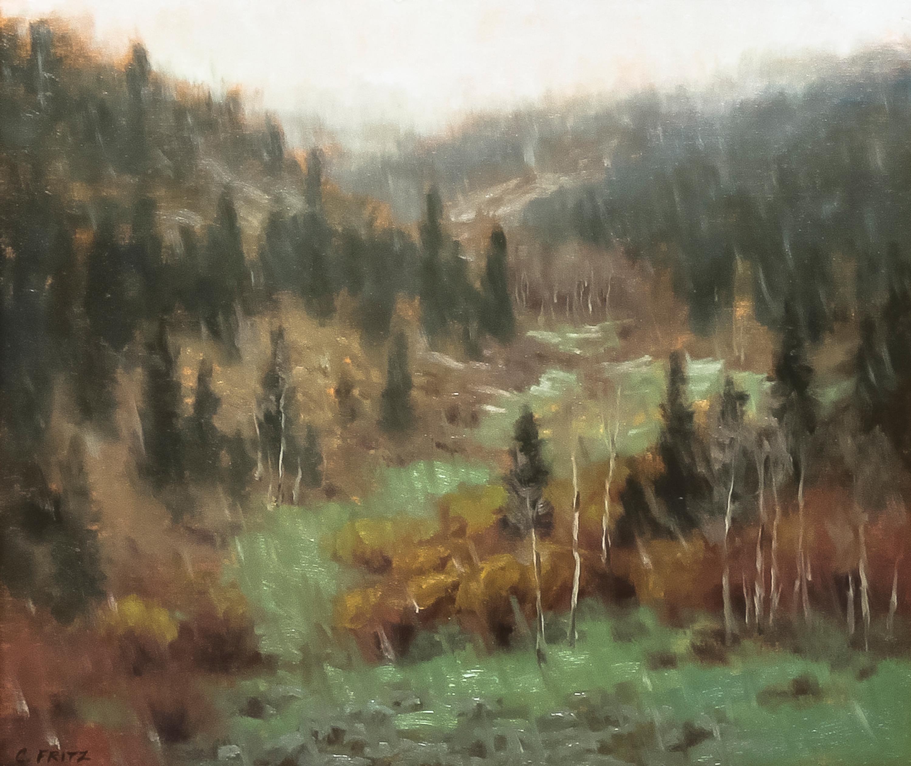 Charles John Fritz, (American, b. 1955), Early Spring, Late Snow