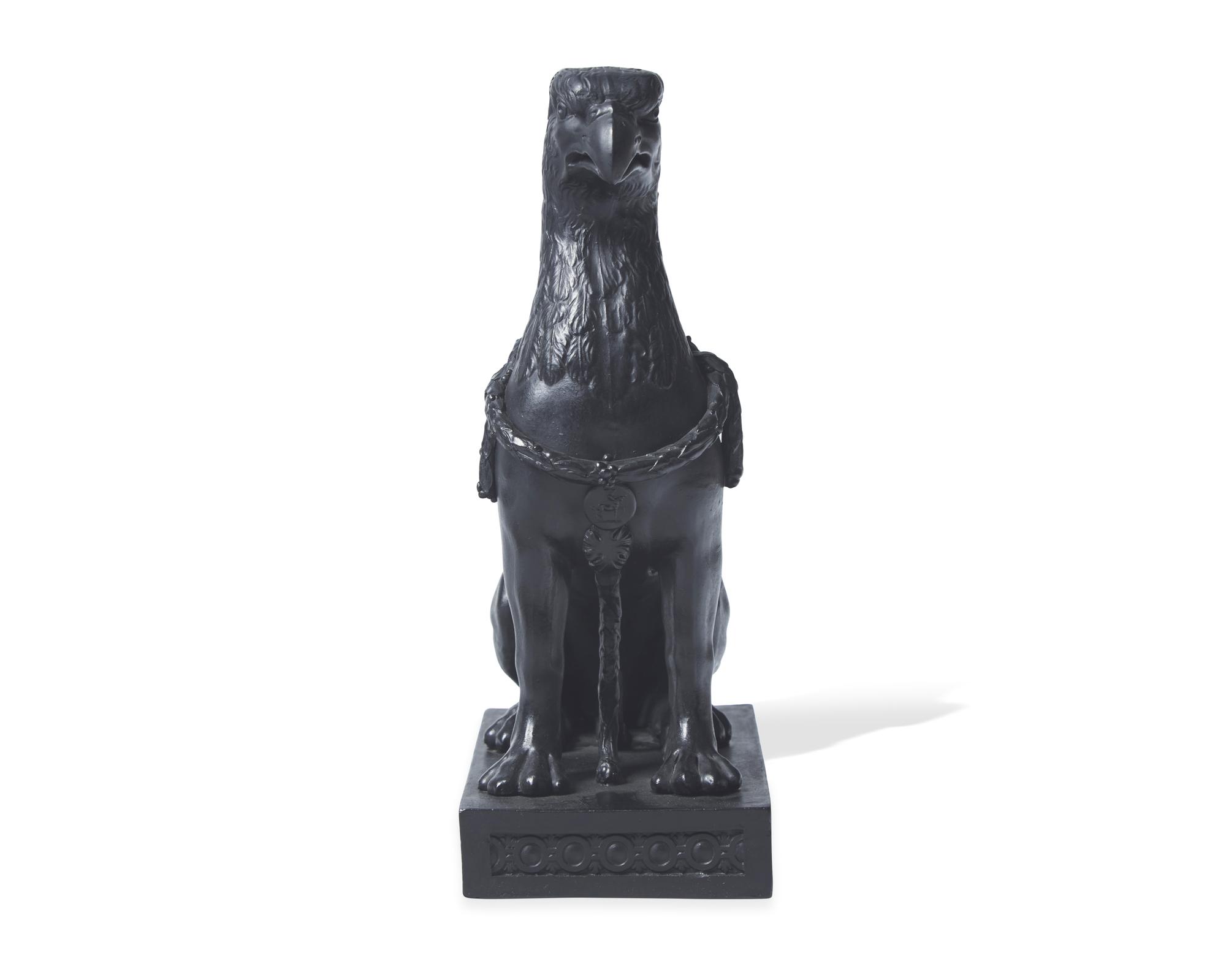 A Wedgwood Black Basalt Gryphon