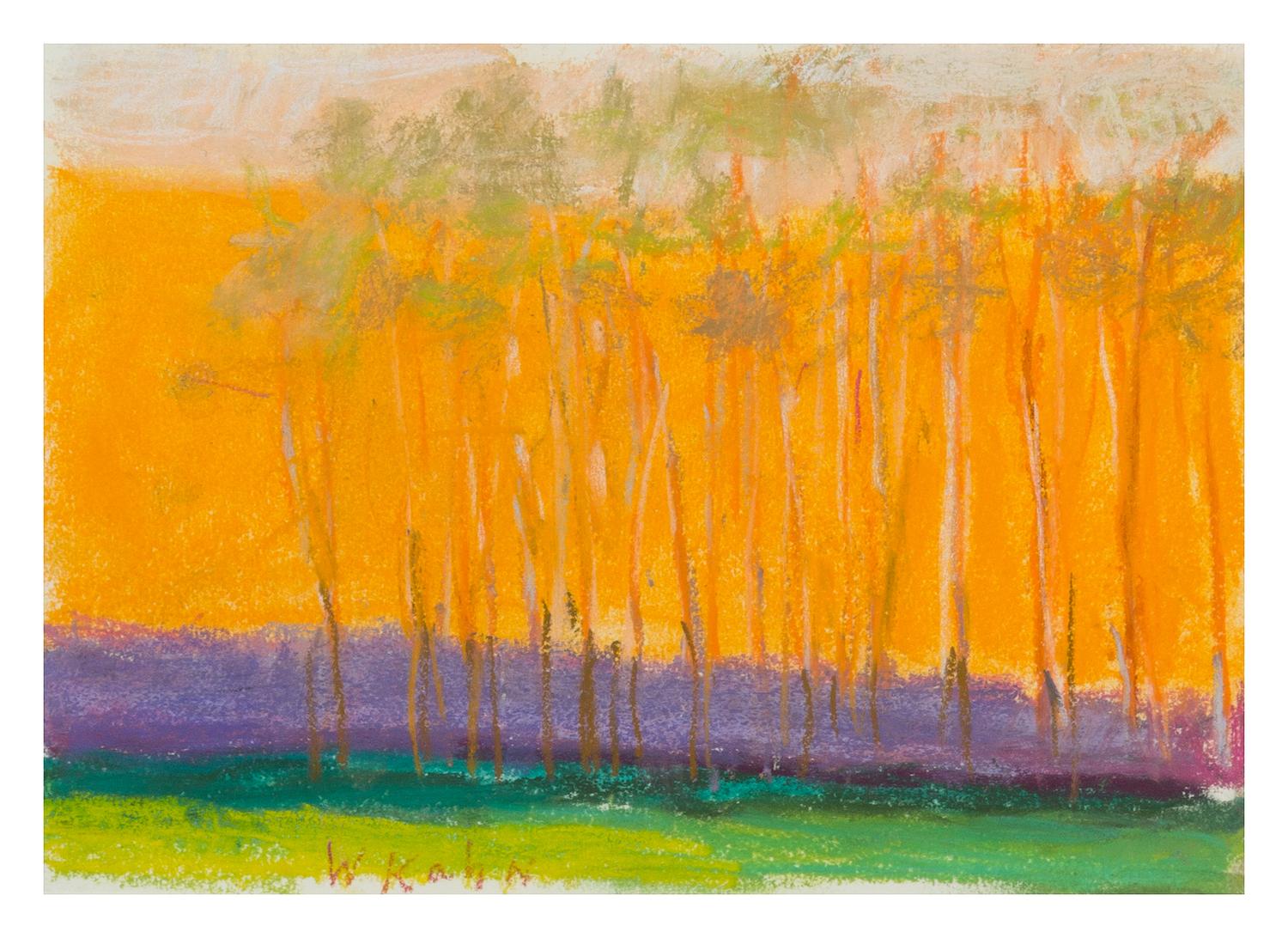 Wolf Kahn, (Amercian/German, b. 1927), Lower Corners Green and Yellow, 2000