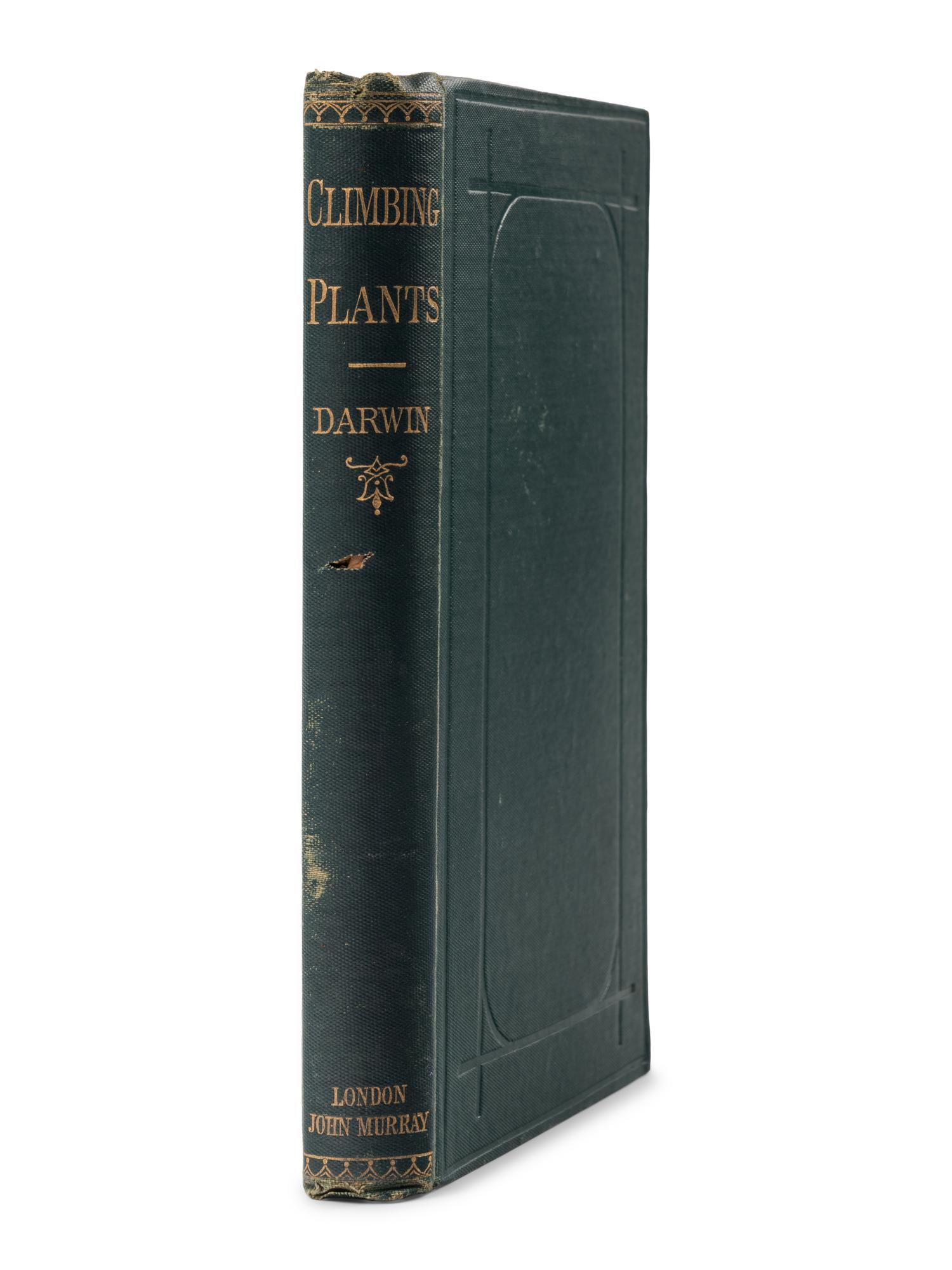 DARWIN, Charles Robert (1809-1882). The Movements and Habits of Climbing Plants...second edition, revised. London: John Murray, 1875.