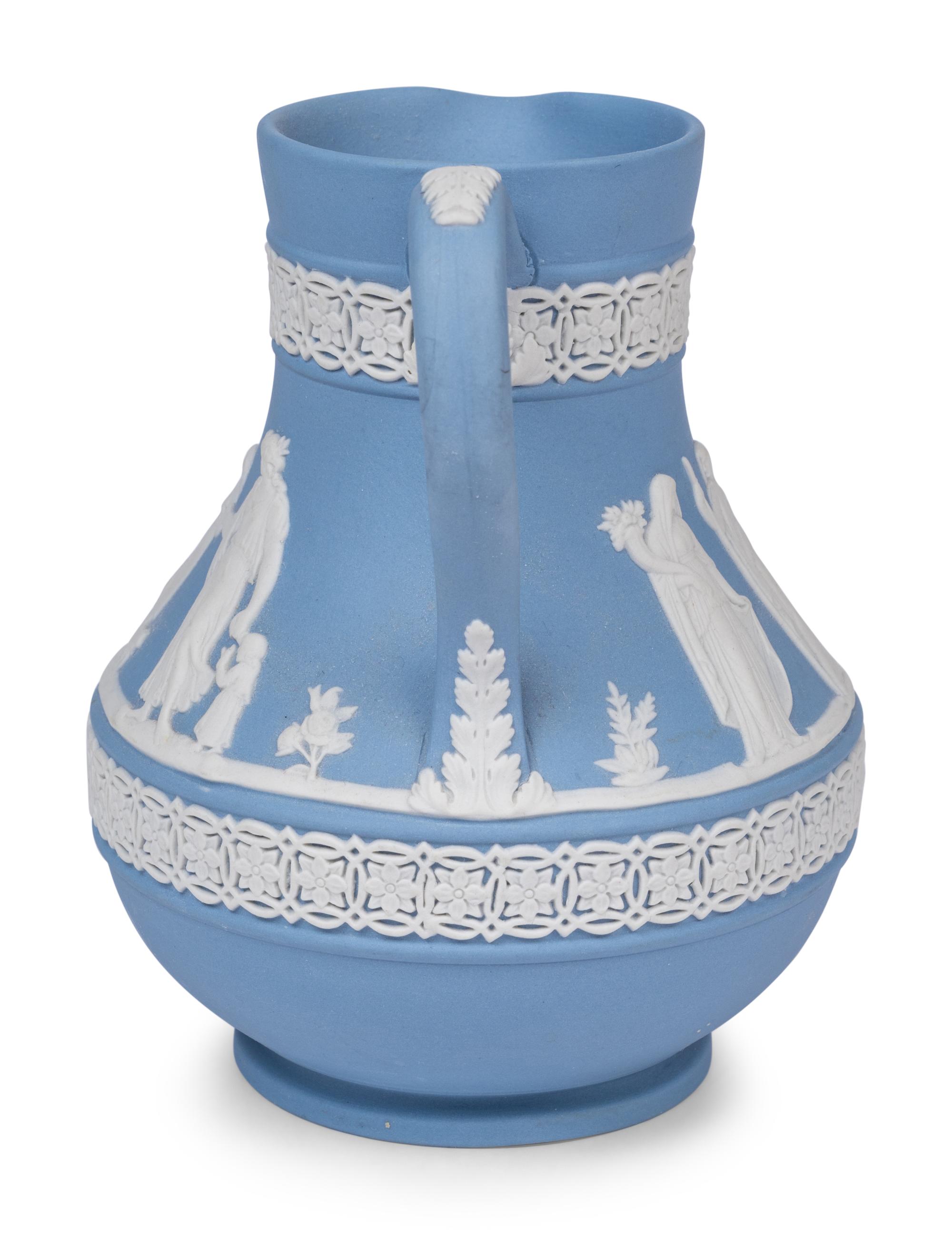 A Wedgewood Jasperware Pitcher