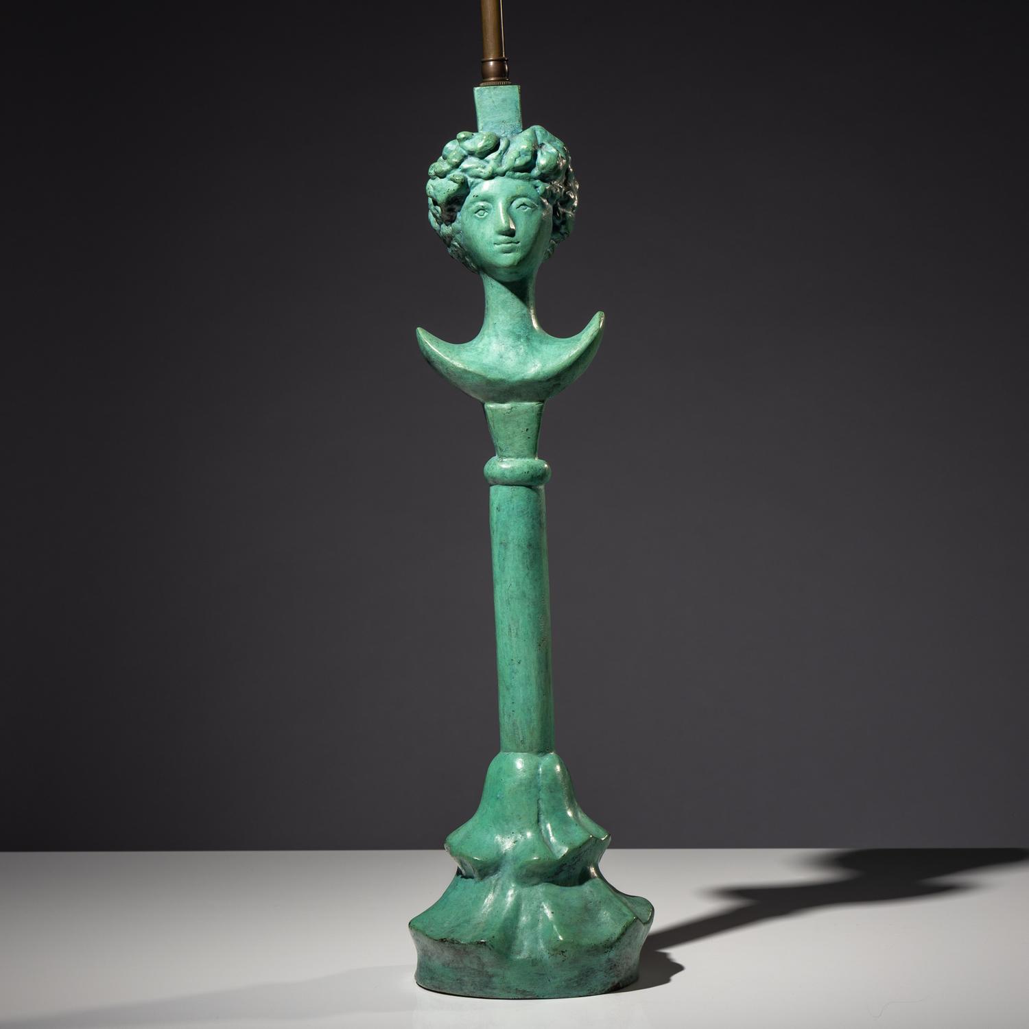 Tête de Femme table lamp
