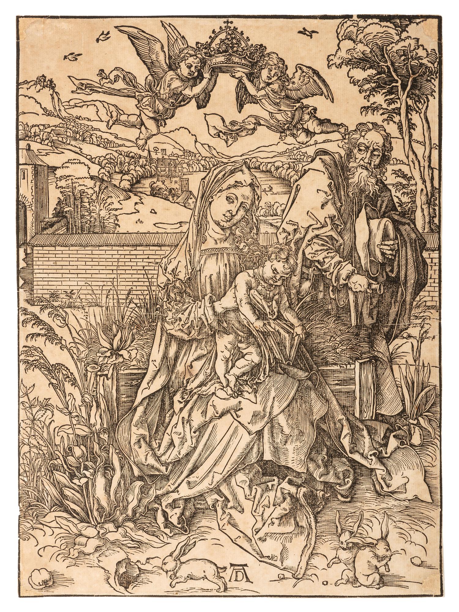 The Holy Family with the Three Hares