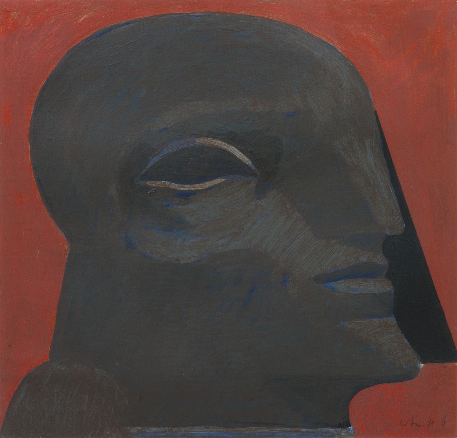 Horst Antes, (German, b. 1936), Kopf drinkie, 1977-78