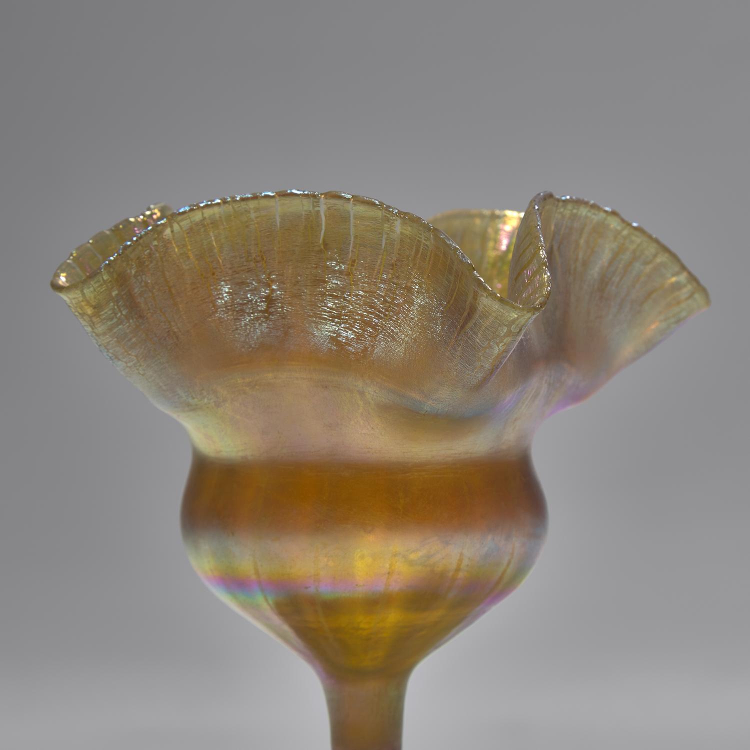 Collection of 6 favrile items, c. 1954
