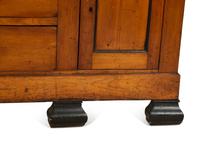 A Biedermeier Walnut and Ebony Bookcase