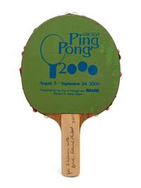 Tick Tock Clock Ping Pong Paddle